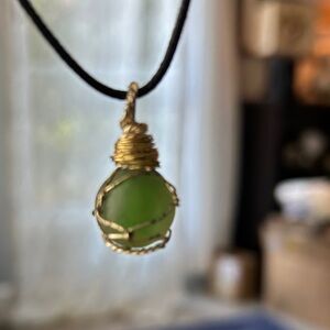Green Pendant Necklace